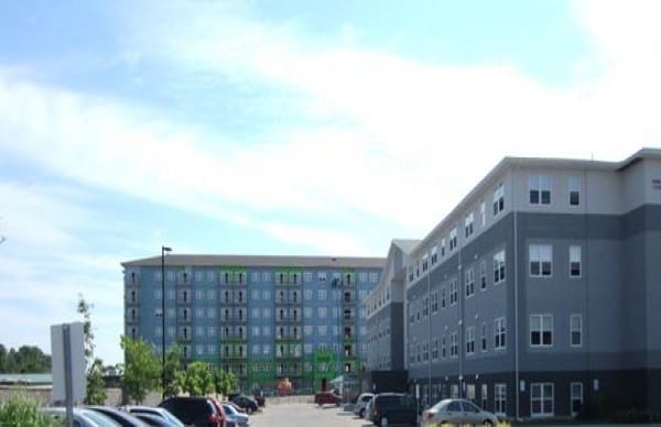 Harris Place, four storey apartment building in Brantford