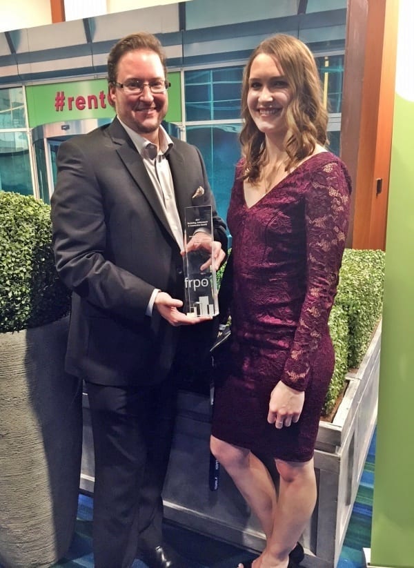 Skyline's marketing team won the FRPO award for best single building website