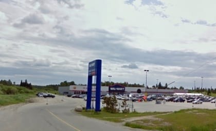 Wal-Mart location in Dryden, Ontario
