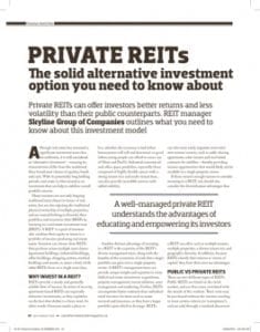 Private REITs: The solid alternative investment option you need to know about