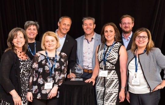 Eight Skyline employees attend the CFAA Award Event