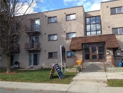 Three storey apartment building in Kingston