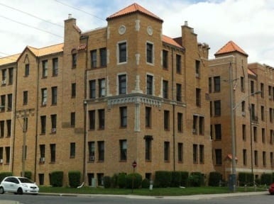 Four storey apartment building