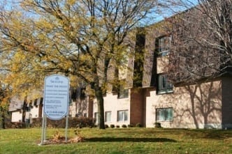 Three storey apartment building