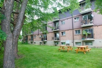 Four storey apartment building